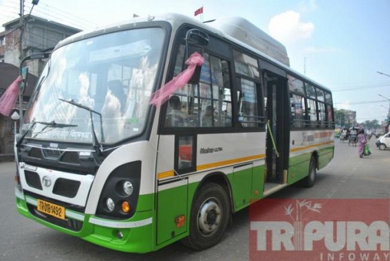 Largely claimed AC City bus ply without AC at Agartala